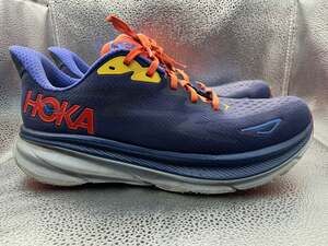 HOKA Clifton 9 Bellwether Blue/Dazzling Mens Shoes Sneakers Running Size 10.5